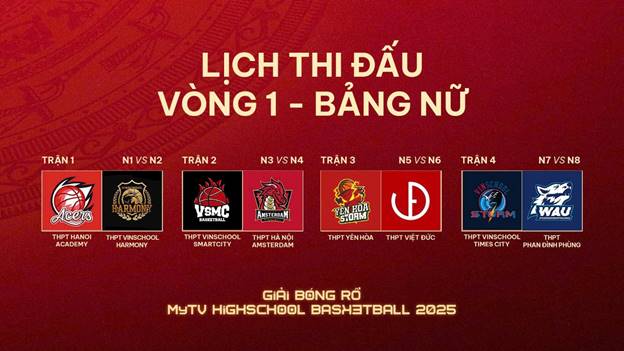 Lịch thi đấu 03